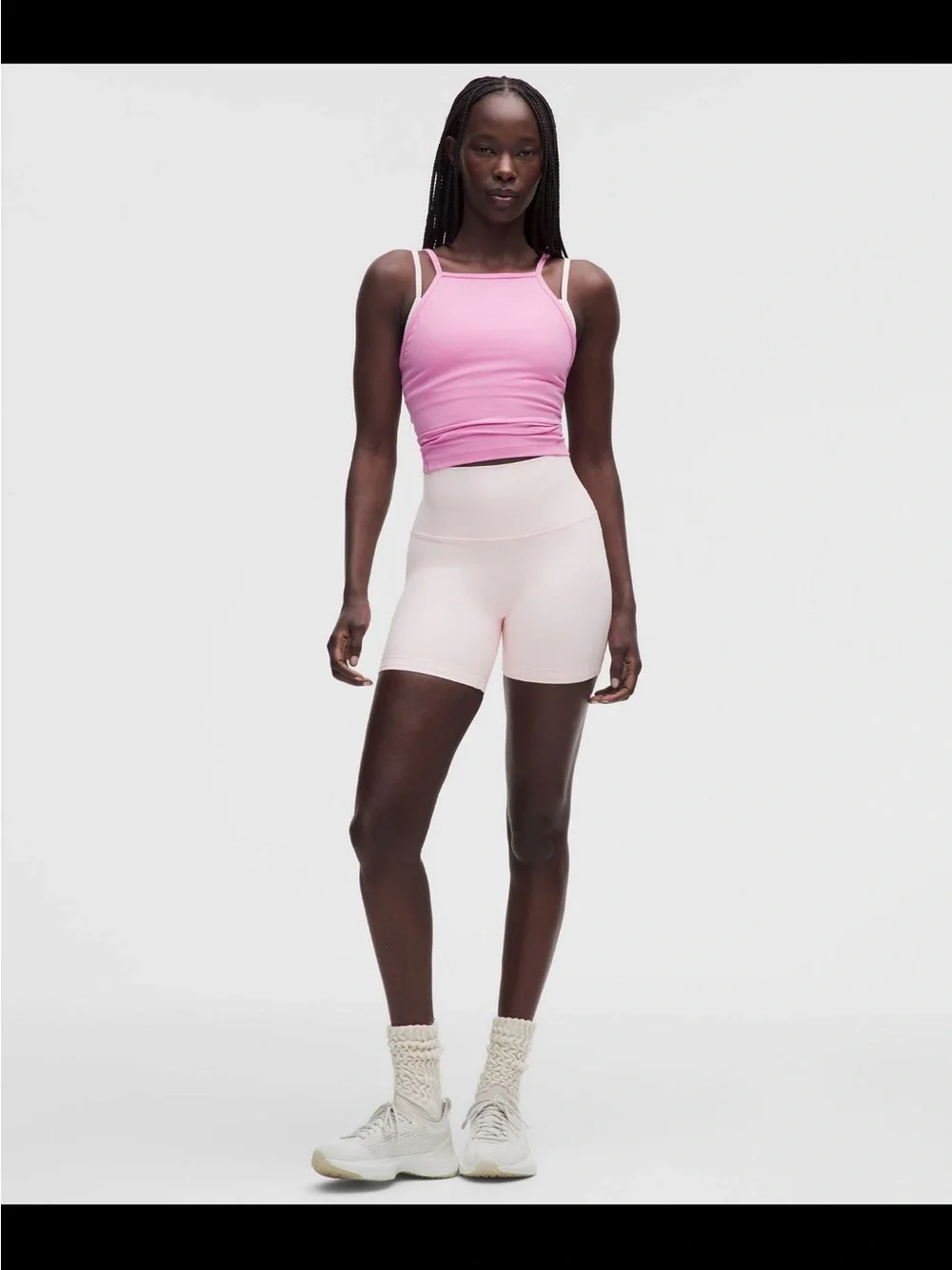 lululemon Align Layered High-Neck Tank💕Candy Cloud/Pink Pearl NWT Size 12